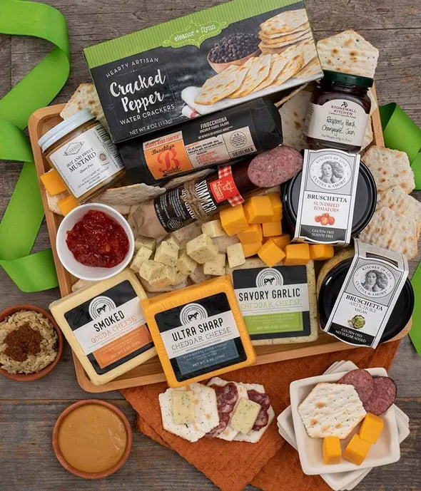 Meat Cheese & More Platter - ROSE GARDEN