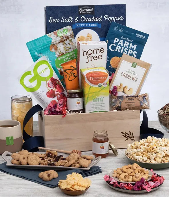 Healthy Snack Basket - ROSE GARDEN