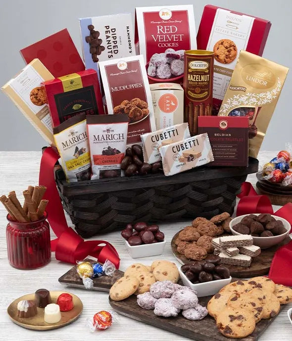 Dreaming of Chocolate Gift Basket - ROSE GARDEN