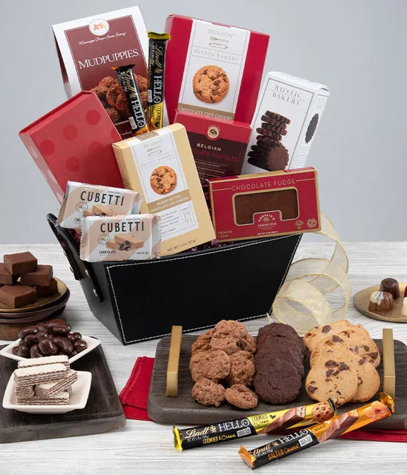 Chocolate Decadence Gift Basket - ROSE GARDEN