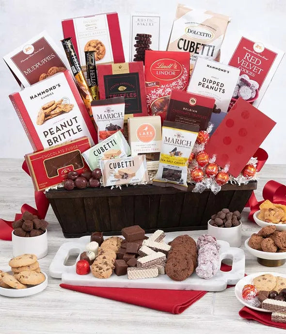 Chocolate Decadence Gift Basket - ROSE GARDEN