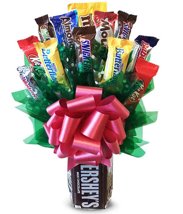 Our Favorite Chocolate Candy Bouquet - ROSE GARDEN