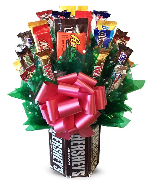 Our Favorite Chocolate Candy Bouquet - ROSE GARDEN