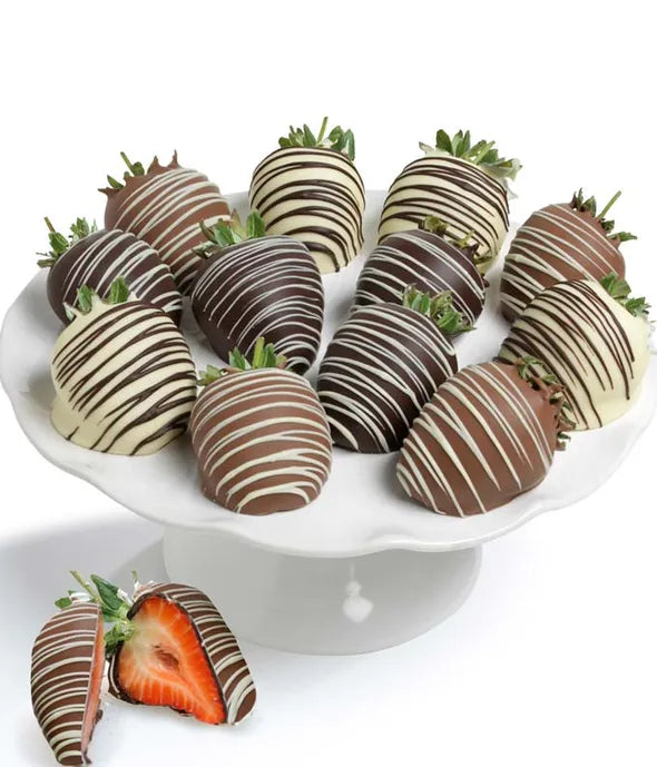 Belgian Chocolate Strawberries - ROSE GARDEN