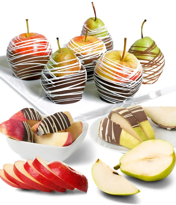 Chocolate Covered Apples and Pears - ROSE GARDEN