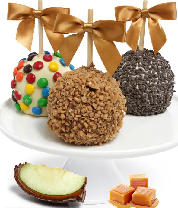 Birthday Caramel Apples - ROSE GARDEN