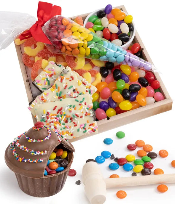 Celebrate! Candy & Chocolate Treats Tray - ROSE GARDEN