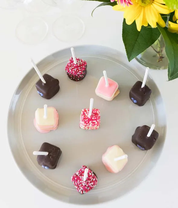 My Heart to Yours Chocolate Covered Cheesecake Pops - ROSE GARDEN