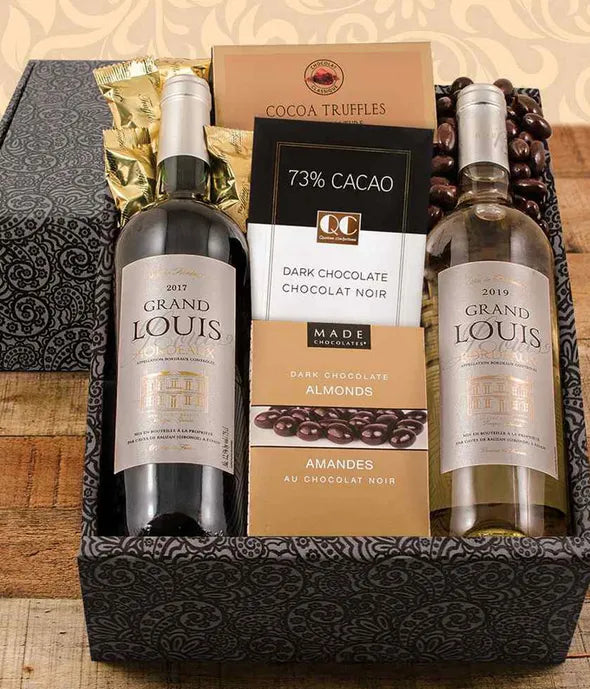 California Red & White Wine Gift Box - ROSE GARDEN