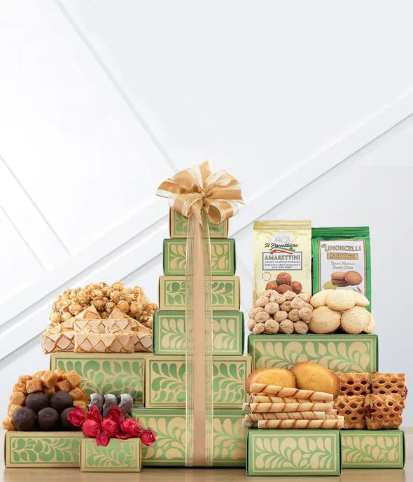 Sweet Harvest Gift Tower - ROSE GARDEN