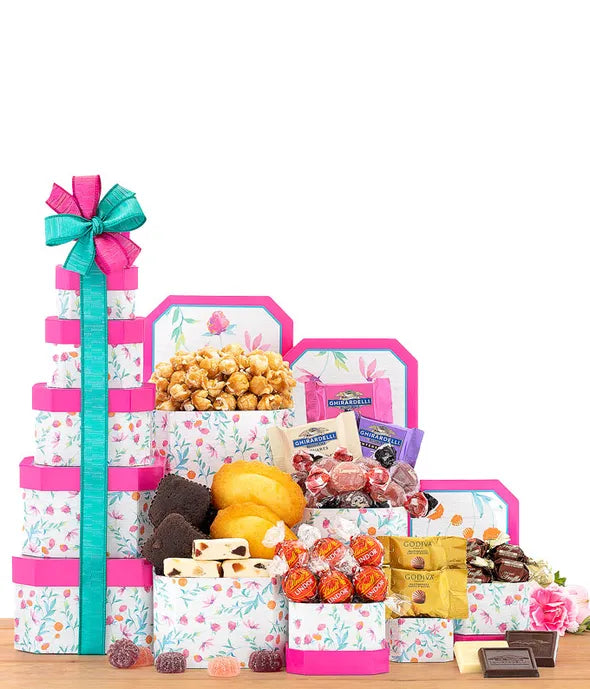 Spring Jubilee Gift Tower - ROSE GARDEN