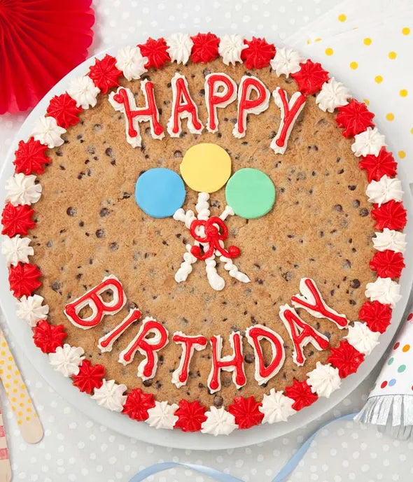 Happy Birthday Cookie Cake - ROSE GARDEN