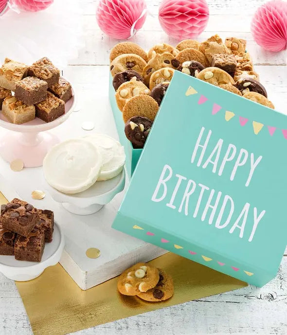 Birthday Cookies & Brownie Bites - ROSE GARDEN