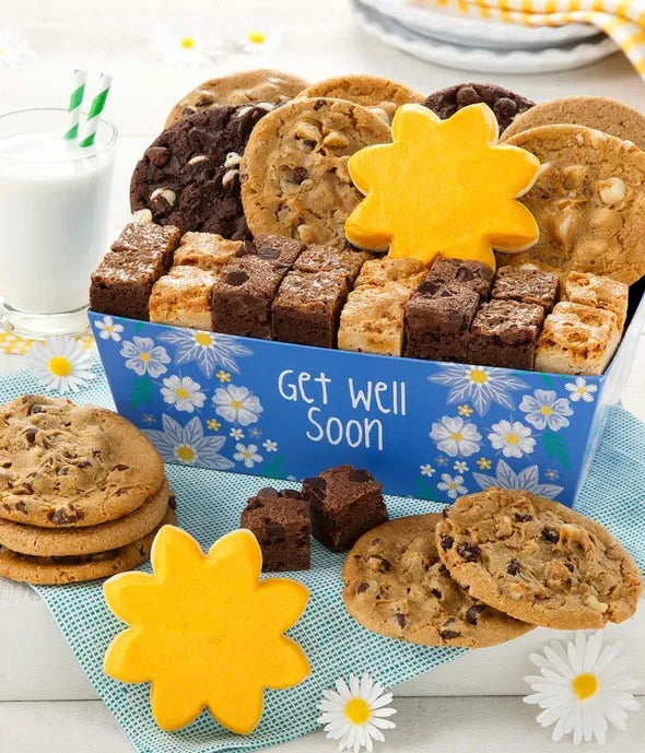 Feel Better Cookie Basket - ROSE GARDEN