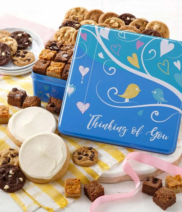 Thinking of You Cookie Tin - ROSE GARDEN