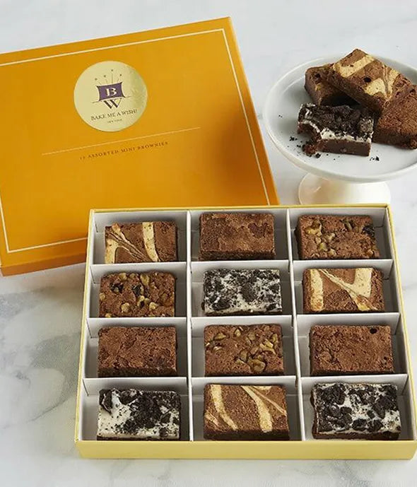 Decadent Brownie Sampler - ROSE GARDEN