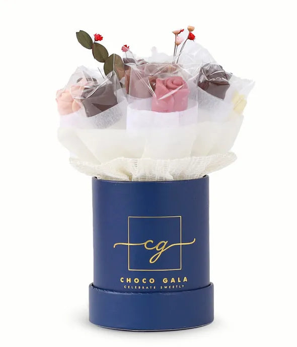 Chocolate Rose Bouquet - Pink - ROSE GARDEN