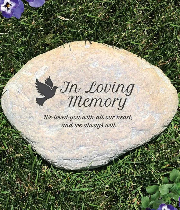 In Loving Memory Garden Stone - ROSE GARDEN
