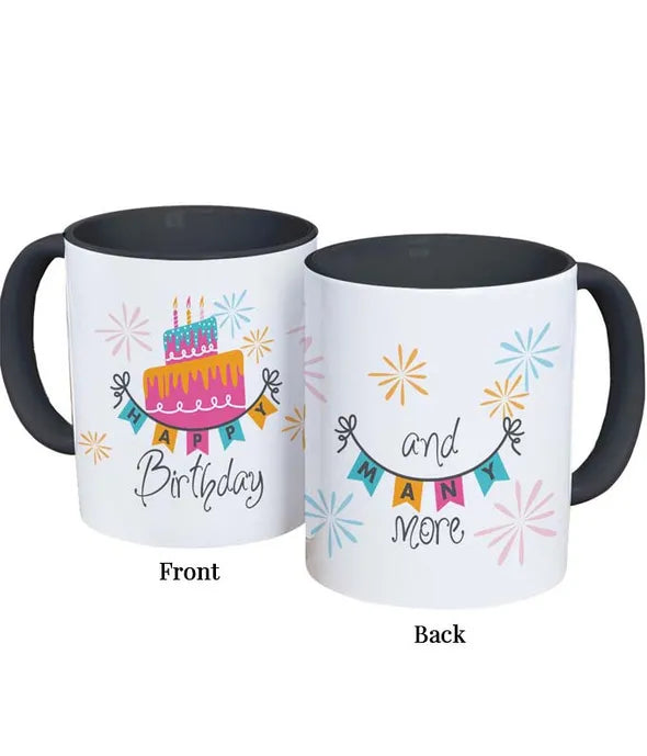 Happy Birthday & Many More Mug - ROSE GARDEN
