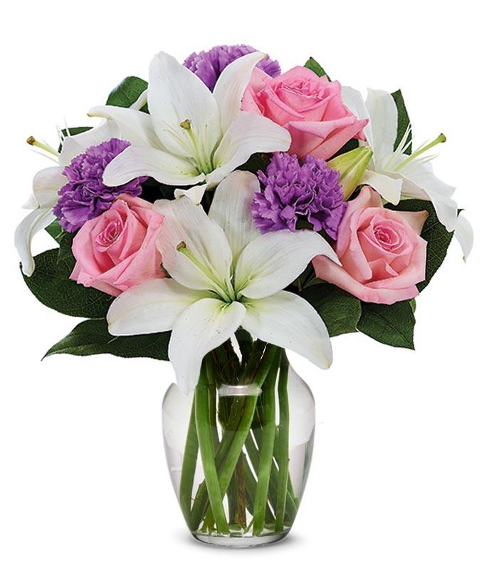 Perfect in Pastel Bouquet - ROSE GARDEN