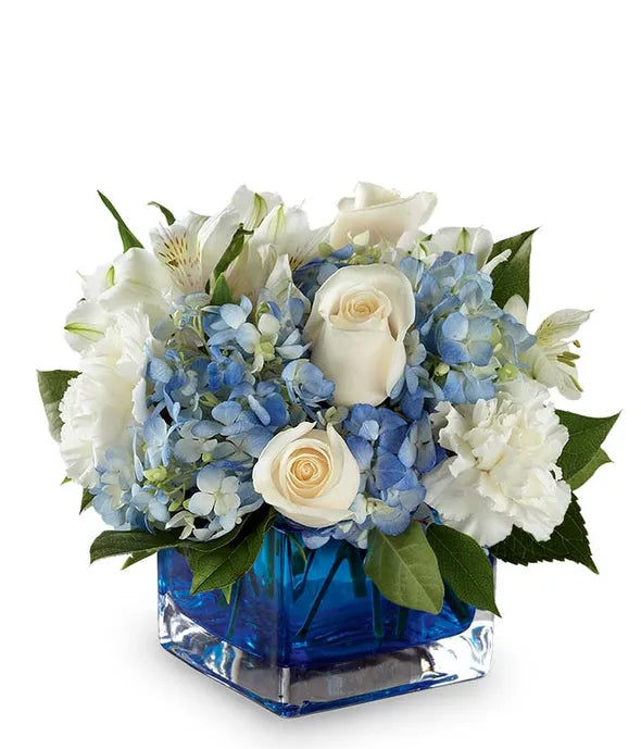 Captivating Cobalt Bouquet - ROSE GARDEN