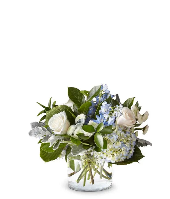 Cerulean Skies Bouquet - ROSE GARDEN