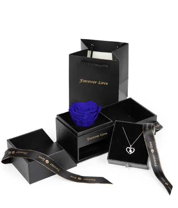 Forever Rose & Necklace Gift Set - ROSE GARDEN