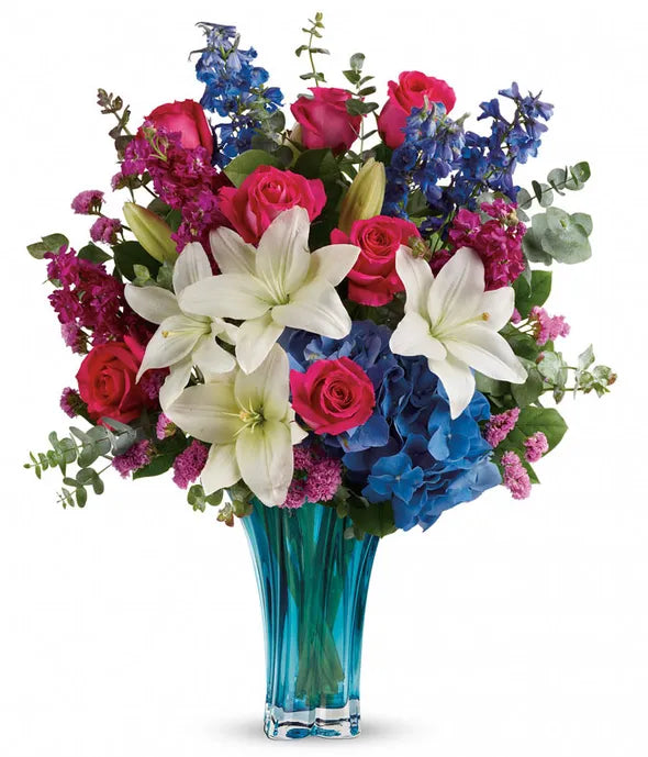 Blue Raspberry Bouquet - ROSE GARDEN