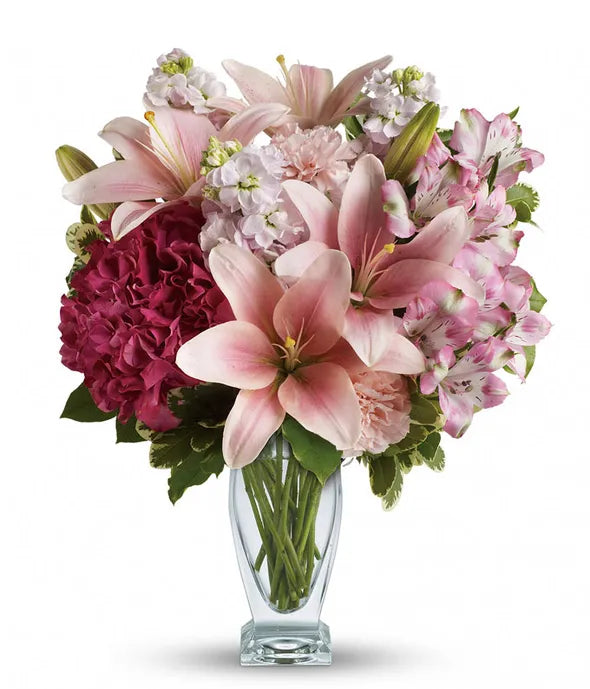 Blush Of Love Bouquet - ROSE GARDEN