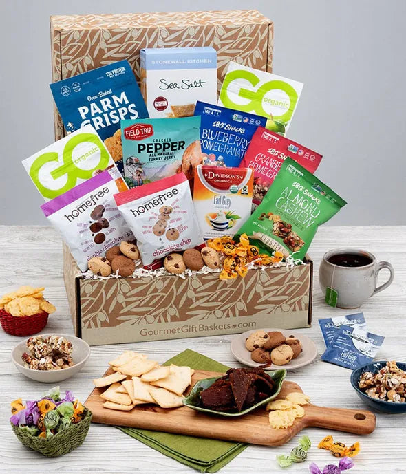 Gluten Free Snack Basket - ROSE GARDEN