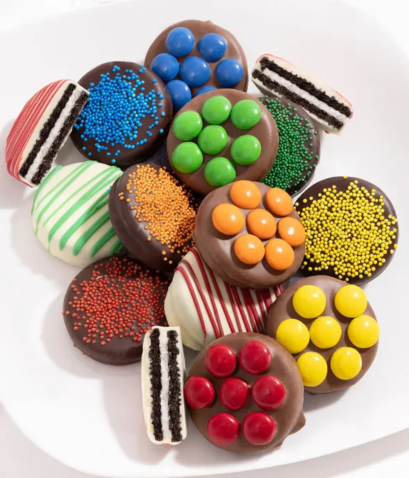 Rainbow Chocolate Covered OREO® Cookies - ROSE GARDEN