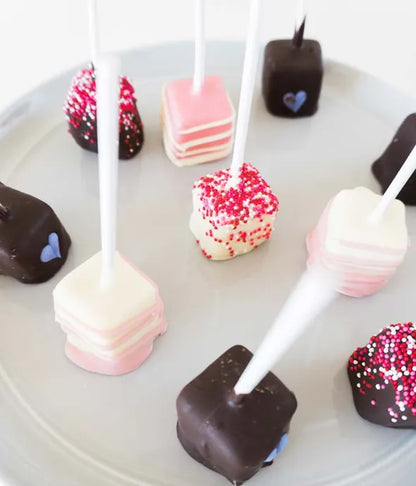 My Heart to Yours Chocolate Covered Cheesecake Pops - ROSE GARDEN