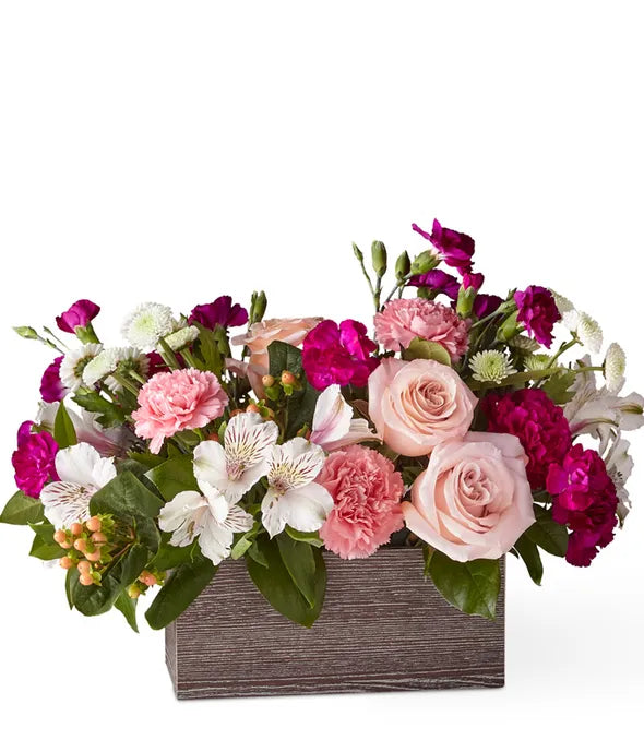 Budding Blush Garden Bouquet - ROSE GARDEN