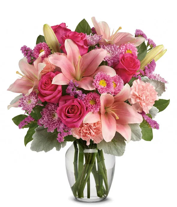 Blushing Beauty Bouquet - ROSE GARDEN
