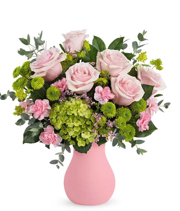 Breezy Blush Bouquet - ROSE GARDEN
