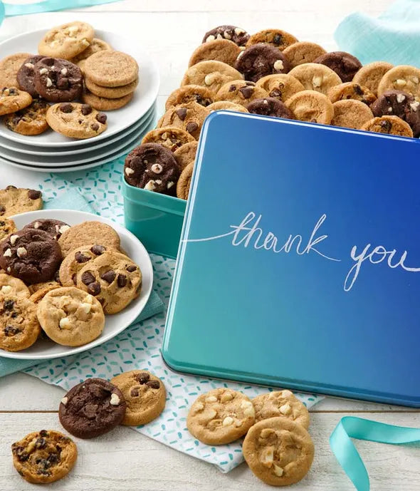 Give Thanks Cookie Bites Gift Tin - ROSE GARDEN