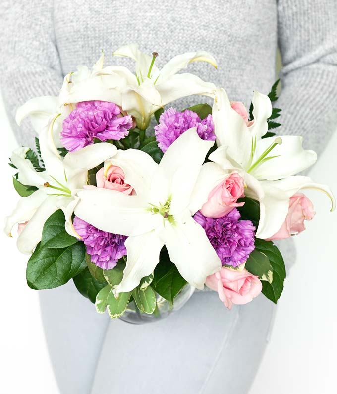 Perfect in Pastel Bouquet - ROSE GARDEN