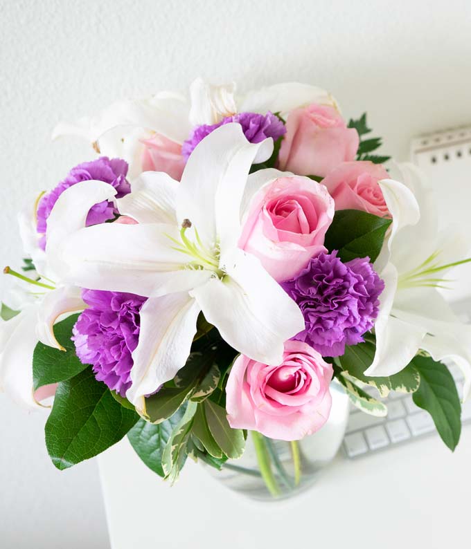 Perfect in Pastel Bouquet - ROSE GARDEN