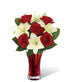 Classic Red Rose & White Lily - ROSE GARDEN
