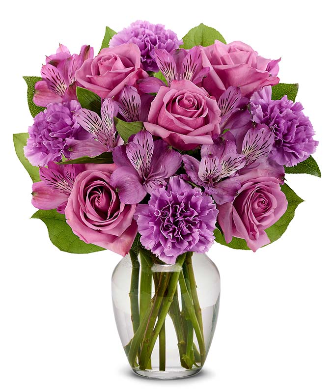 Perfectly Purple Bouquet - ROSE GARDEN