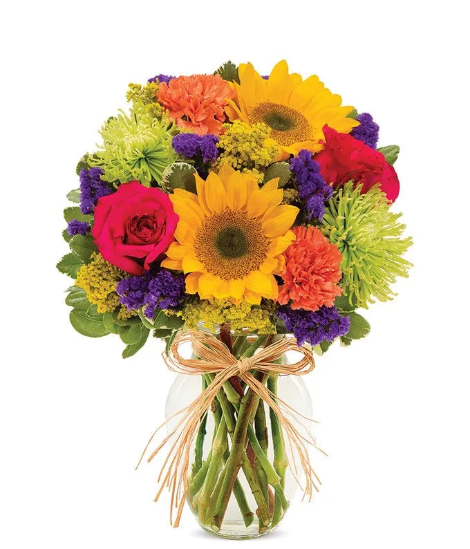 Bright Sunflower Bouquet - ROSE GARDEN