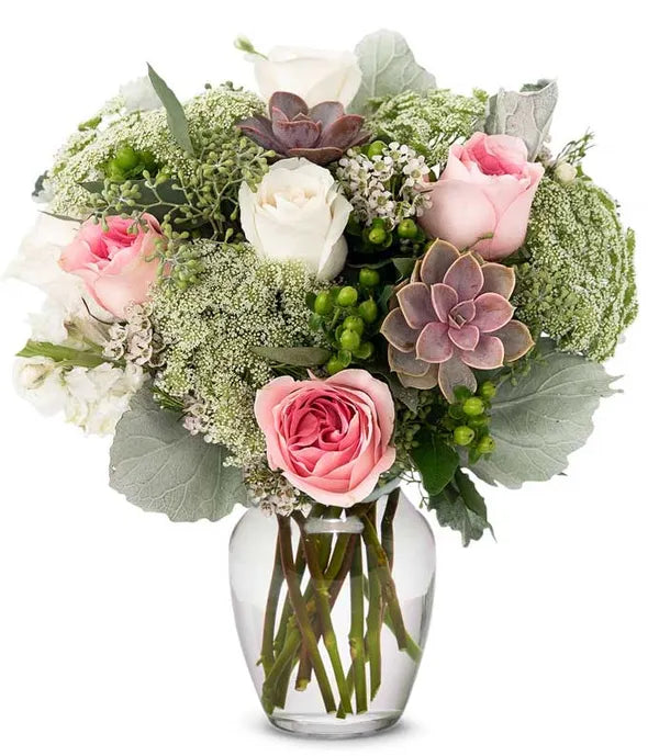 Sweet Succulent Bouquet - ROSE GARDEN