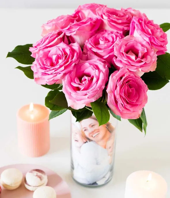 One Dozen Light Pink Roses - ROSE GARDEN