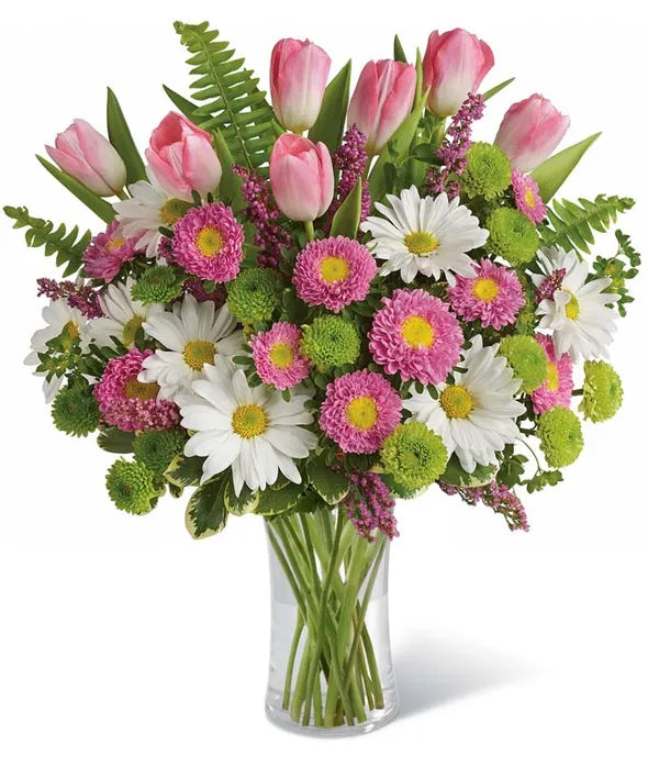 Pink Tulip Bouquet - ROSE GARDEN