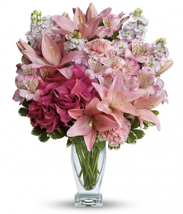 Blush Of Love Bouquet - ROSE GARDEN