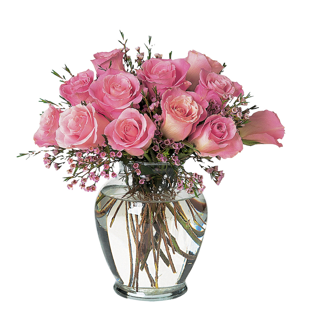 Pink Birthday Roses - ROSE GARDEN